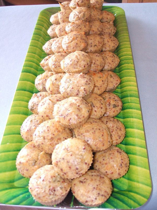 cake thon et moutarde à l'ancienne