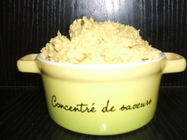 Rillettes de poulet au curry