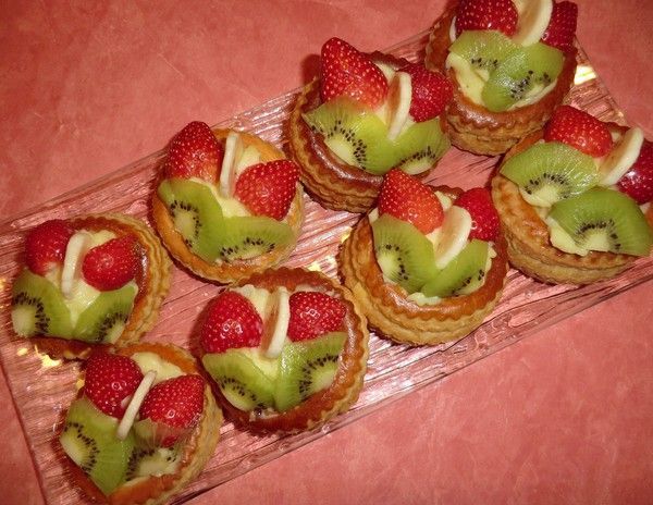 puit feuilleté à la crème patissière