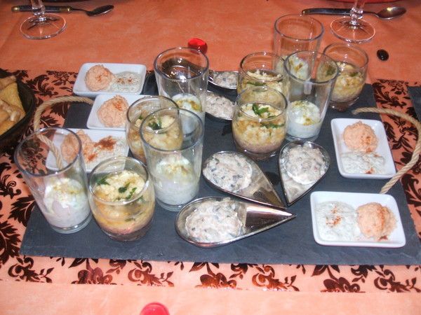 des verrines, encore des verrines...